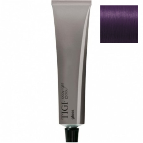 Тонирующая Крем-Краска - Tigi Copyright Сolour Gloss 33/22 - интенсивный темно-коричневый насыщенно-фиолетовый